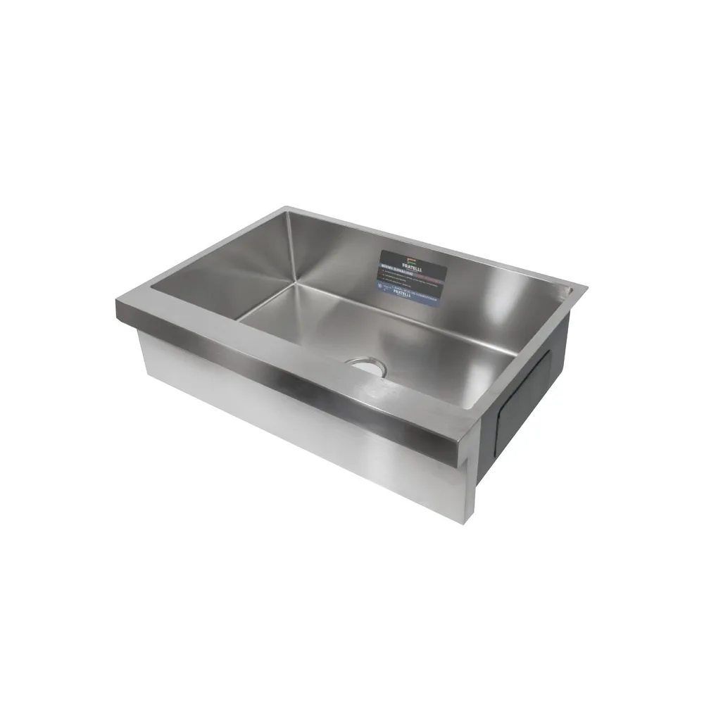 Lavadero stainless p/marmol Signature 83.8X55.9X23CM - Fratelli