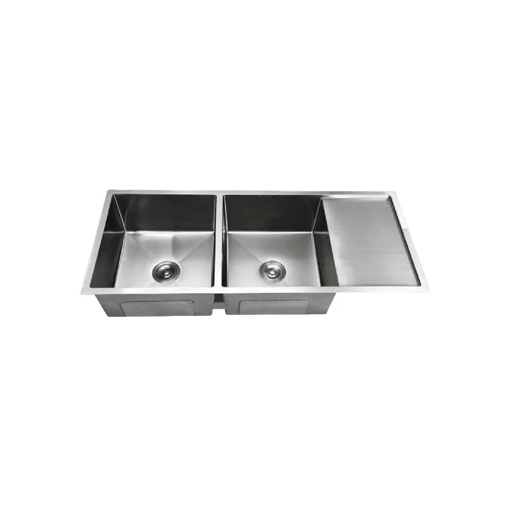 Lavadero stainless p/marmol doble poza Signature 120X50X23CM - Fratelli