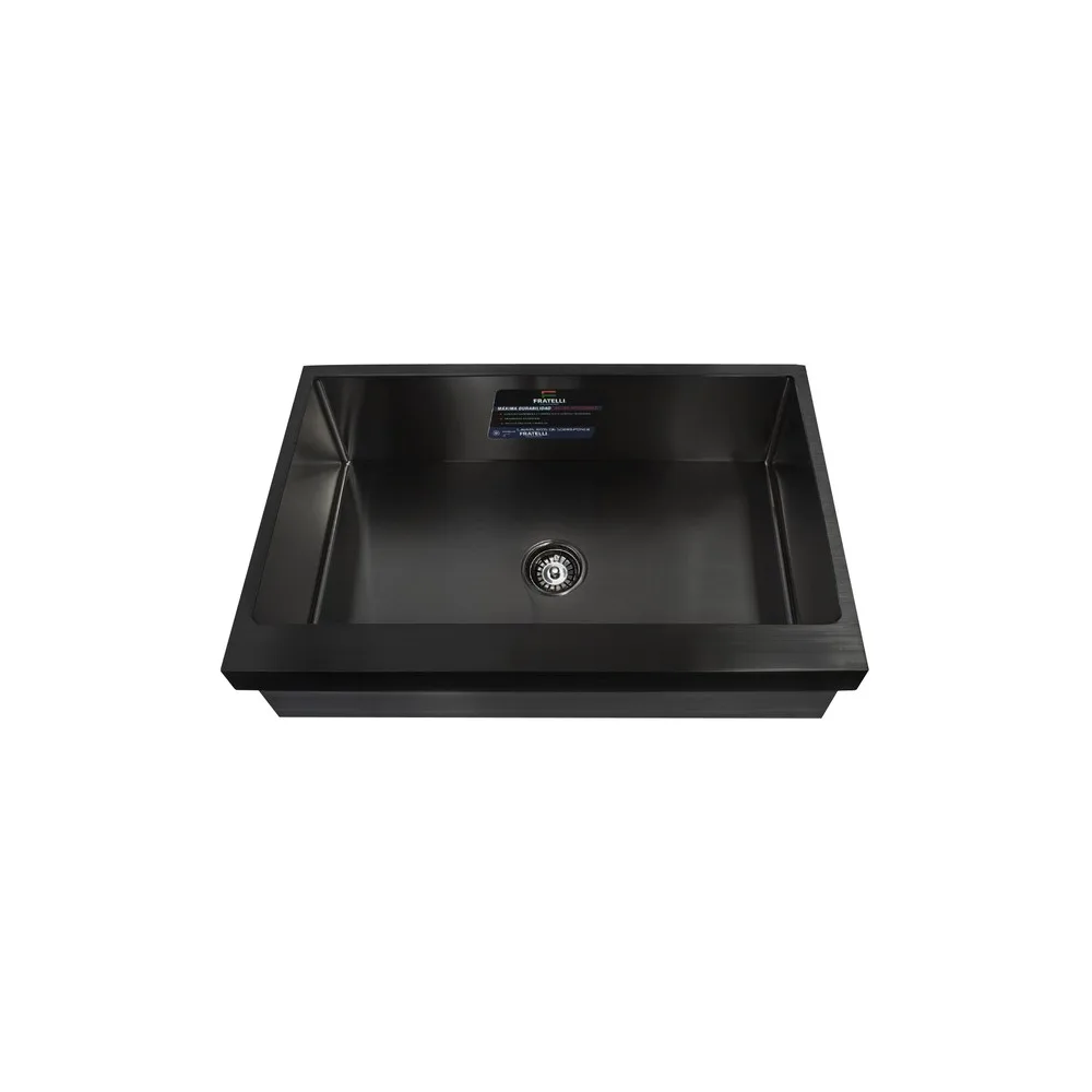 Lavadero p/ marmol 83.8X55.9X23CM nano black Infinity premium -