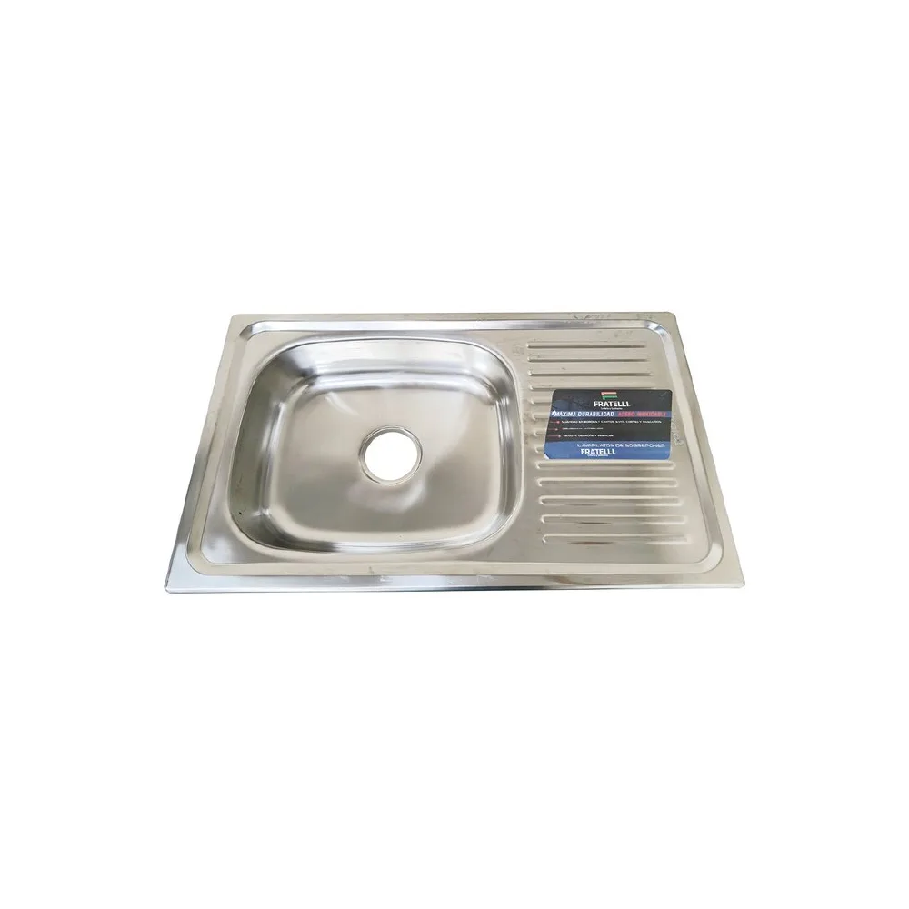 LP-7545 lavadero premium (p) acero inox. (cr) 75X45X15 cm - Fratelli