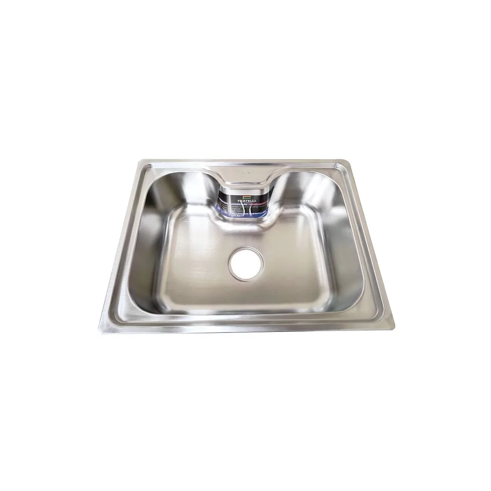 LP-6045 lavadero premium (p) acero inox. (cr) c/portagriferia 60X45X21