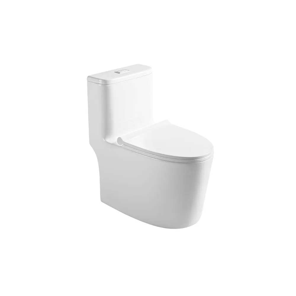 Inodoro one piece venice + tapa asiento y acc. minimalista blanco (690X400X710) - Fratelli premium