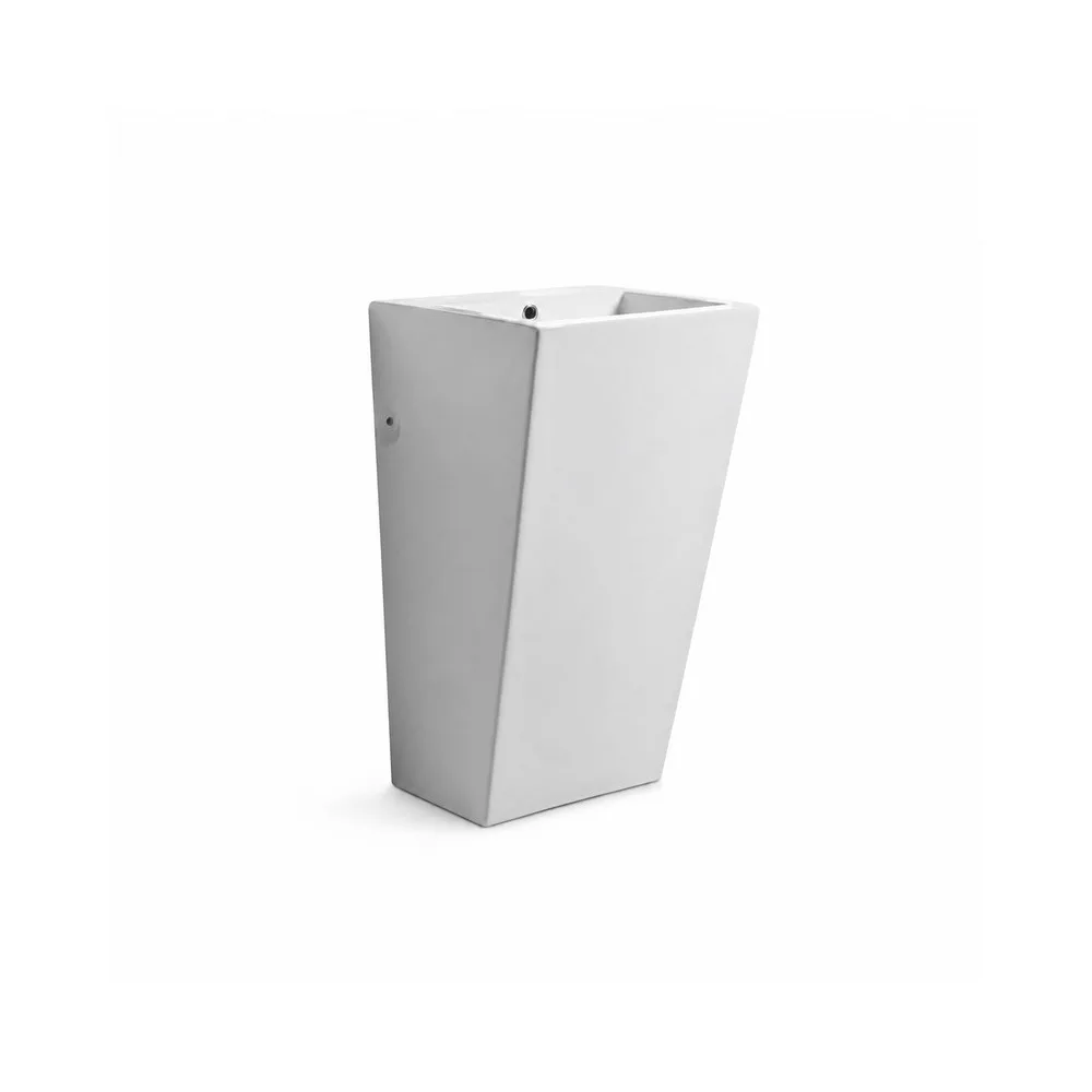 Lavatorio pedestal dy minimalista blanco (510X450X845) - Fratelli Fratelli premium