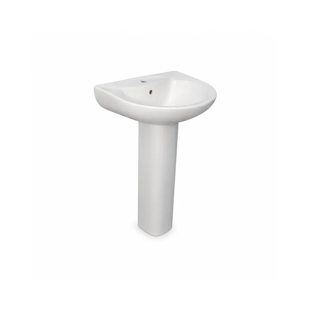 Lavatorio + pedestal selene blanco (505X410X830) - Fratelli 8802MWG (44X36.5X86) - Fratelli