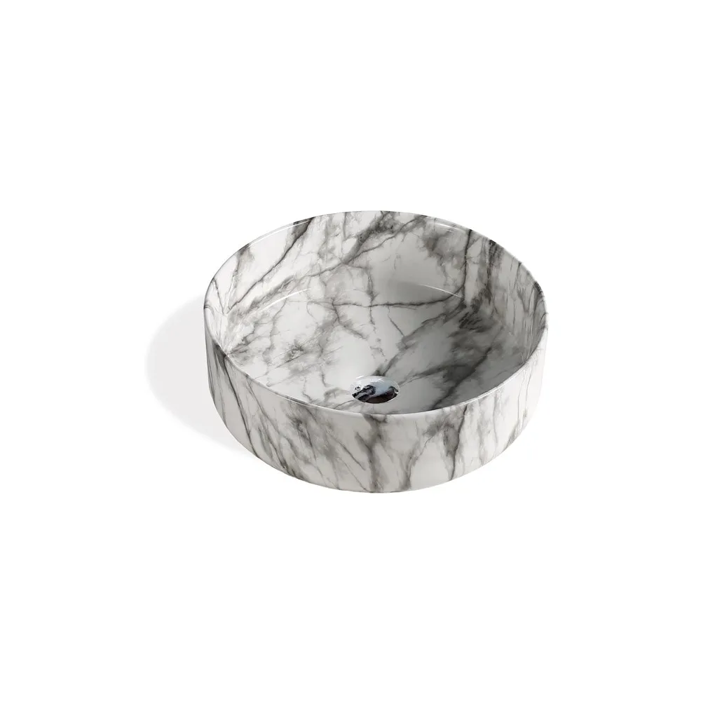 Bowl loza (223) mod.circular marmol blanco 36X36X12 Fratelli 2021