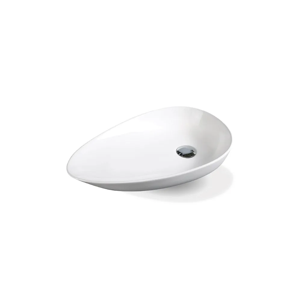 Bowl loza (206A) mod.hoja blanco 58X35X10.5 Fratelli 2021
