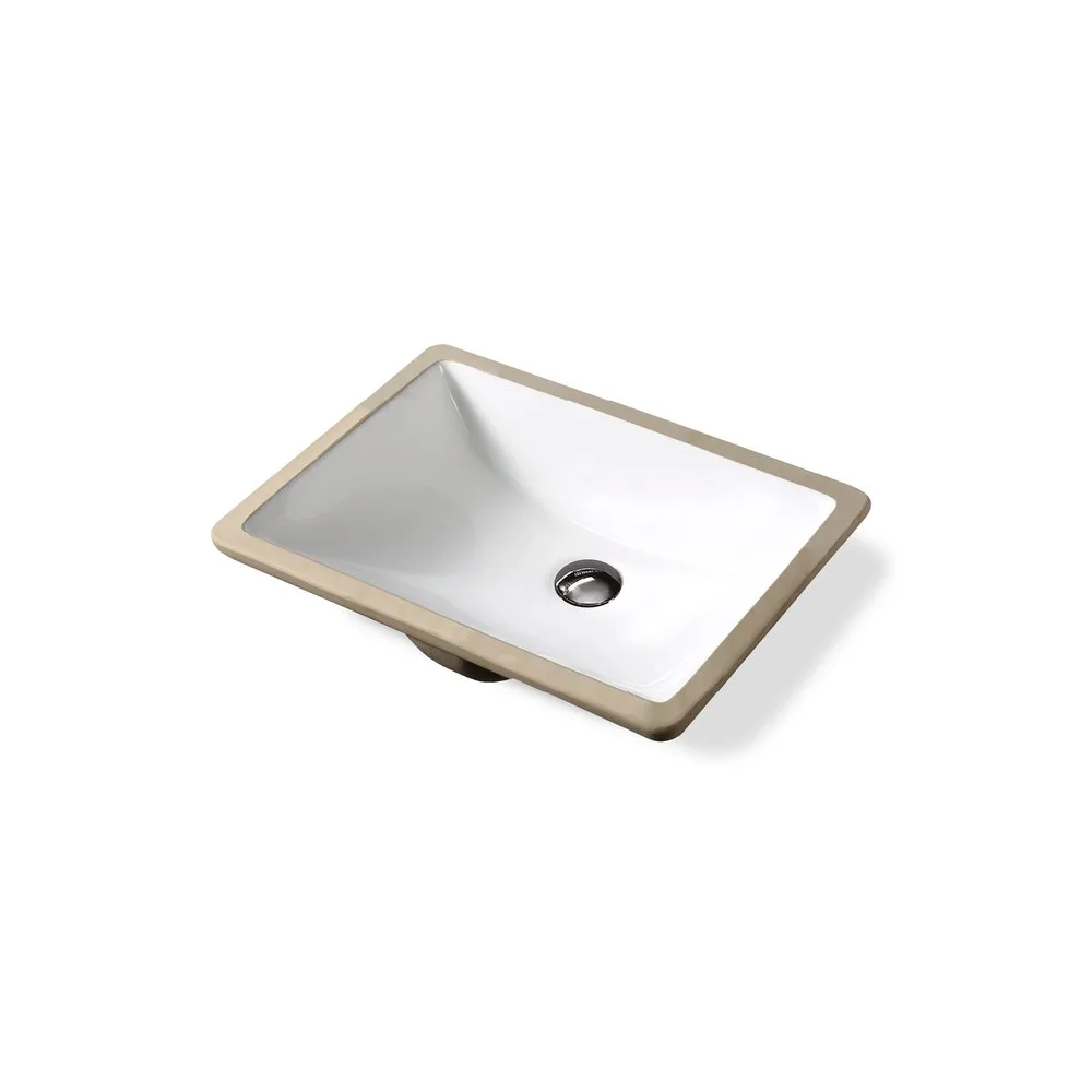 Ovalin p/empotrar (F2101) mod. rectangular blanco 53.5X35X19 Fratelli