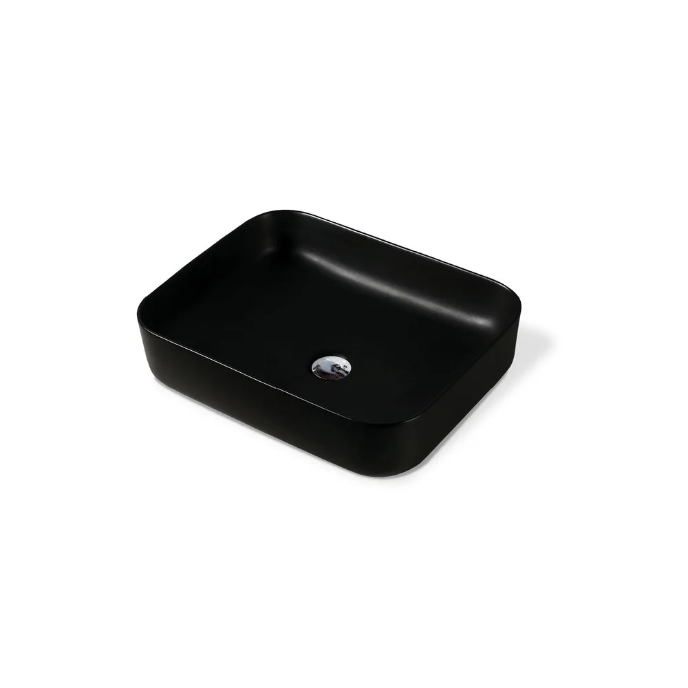 Bowl loza (G05) mod. cuadrado negro Mate 50X40X13.5 Fratelli