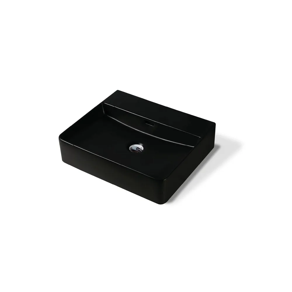 Bowl loza (183) mod. cuadrado negro Mate 52X42X15.5 Fratelli
