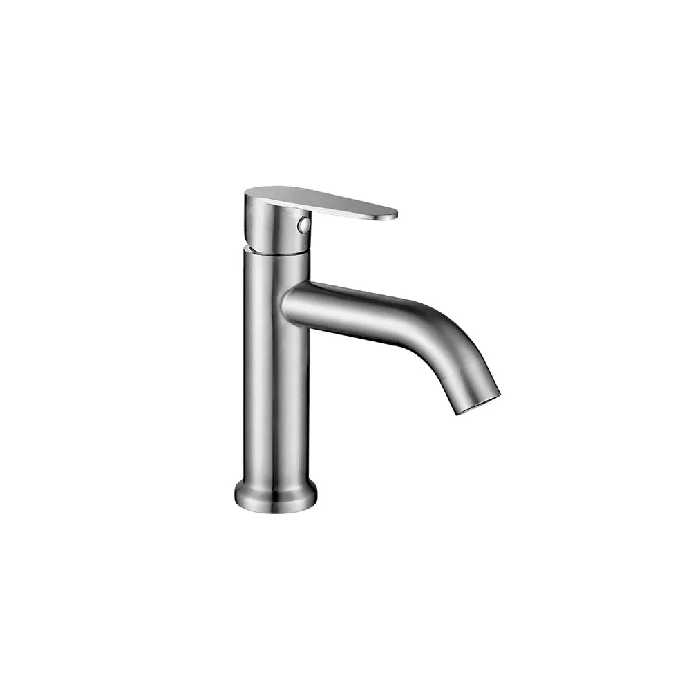 Llave minimalista p/lavatorio (bajo) mgrt 2 (p) - (satinado)