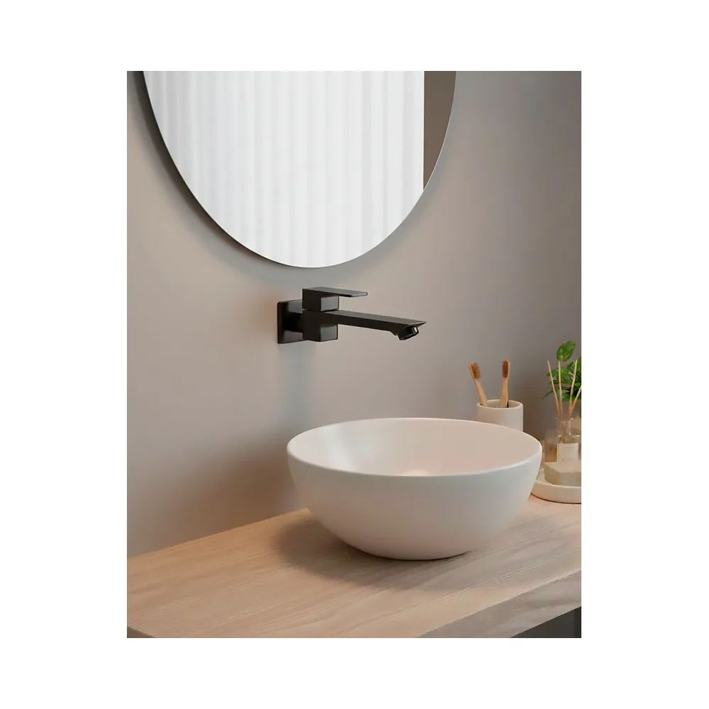 Llave p/ bowl a la pared TORONTO-1P black - Fratelli