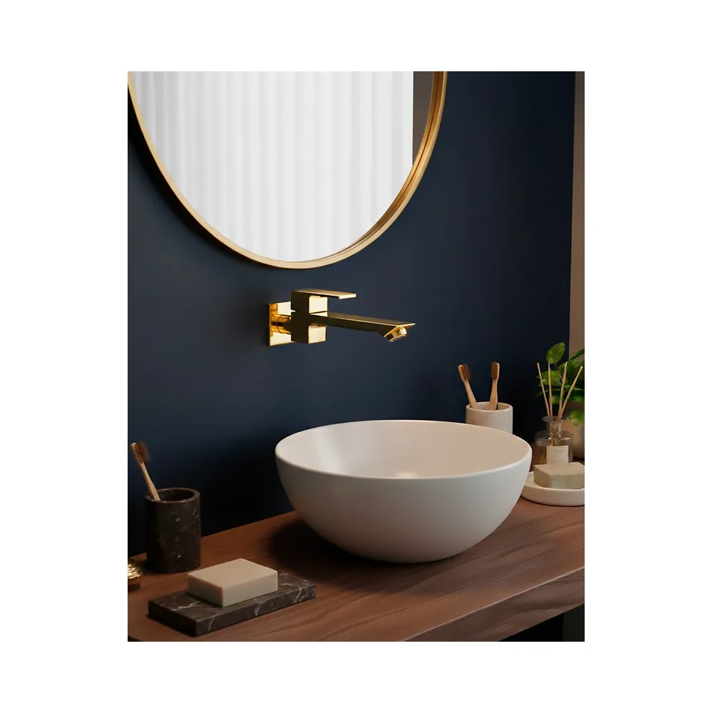 Llave p/ bowl a la pared TORONTO-1P gold - Fratelli