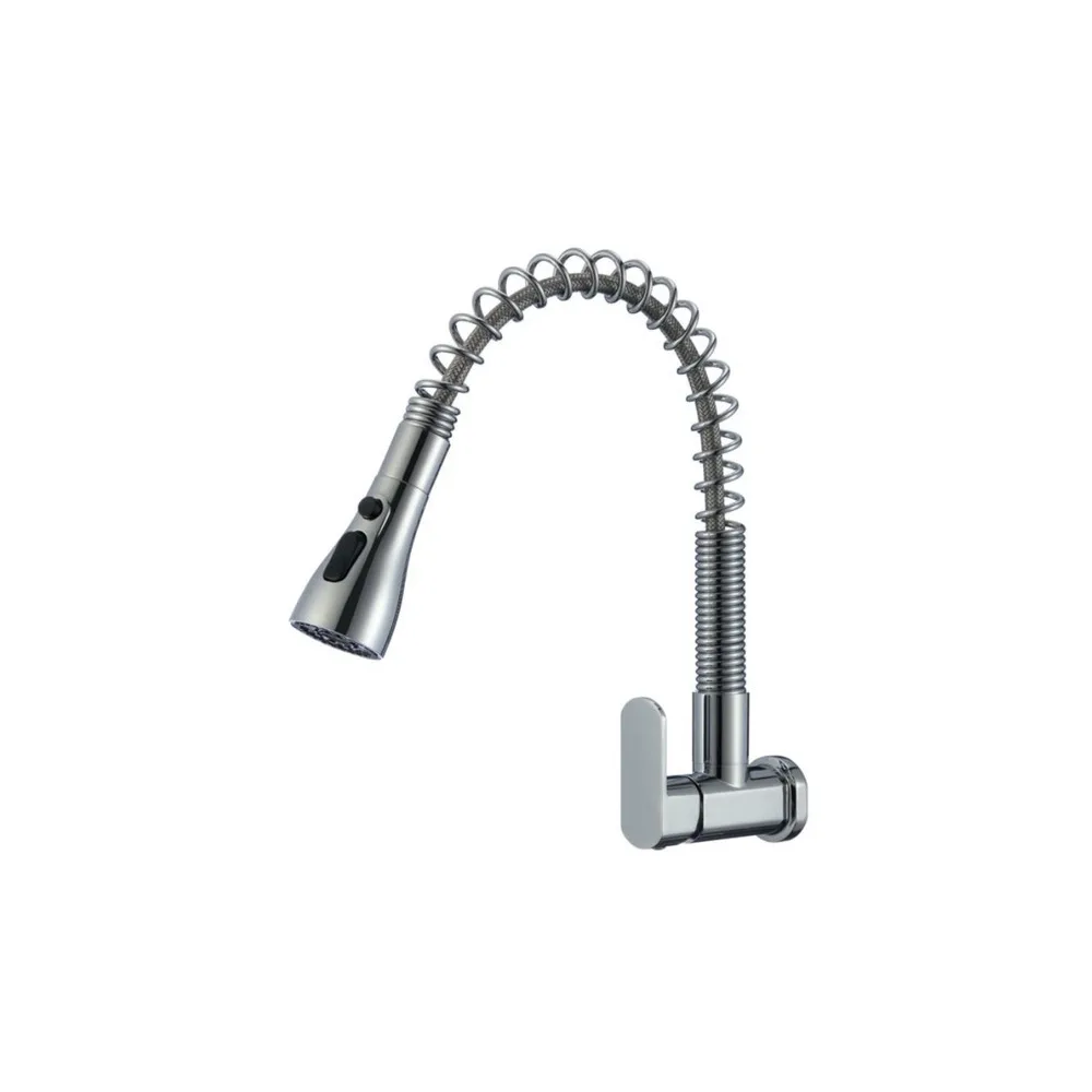 Llave p/cocina a la pared alba C/3 funciones -cromado - Fratelli