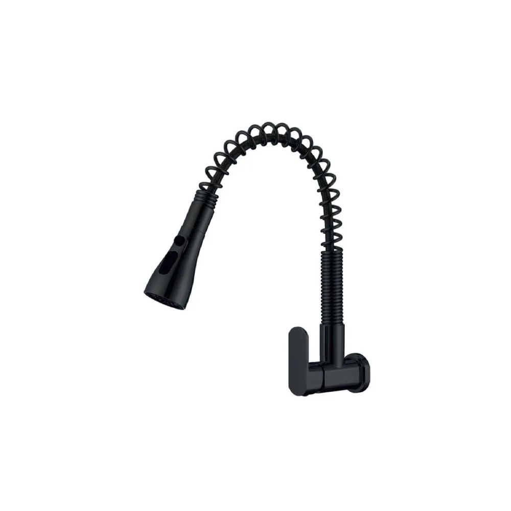 Llave p/cocina a la pared alba C/3 funciones -black - Fratelli