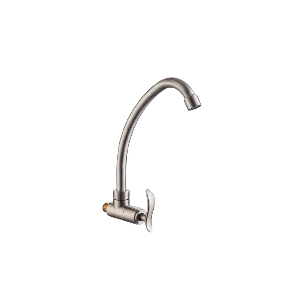 Llave p/cocina prs pico alto P-04 (satinado)