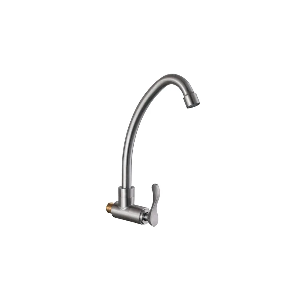 Llave p/cocina prs pico alto P-07 (satinado)