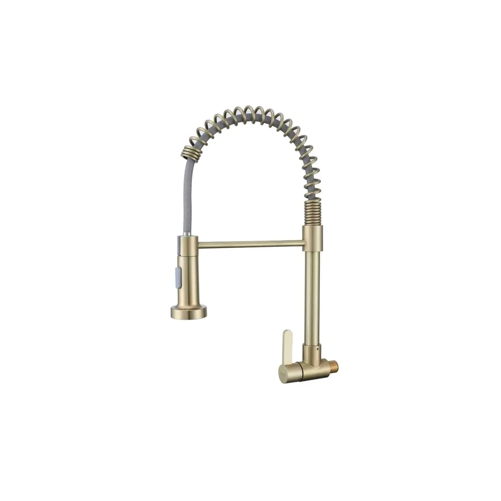 Llave p/cocina a la pared GBRA-6 SS 304 -satin gold - Fratelli
