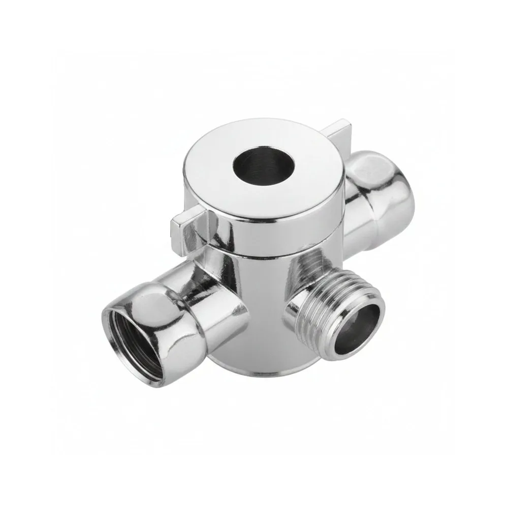 Desviador de ABS 1/2ʺ p/ducha cromado -Fratelli