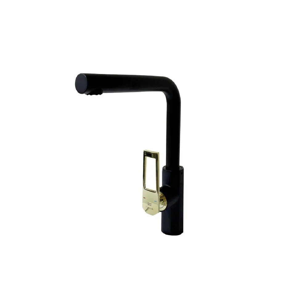 Mezcladora monoc. p/cocina al mueble sexy soul bronce black & Fratelli premium
