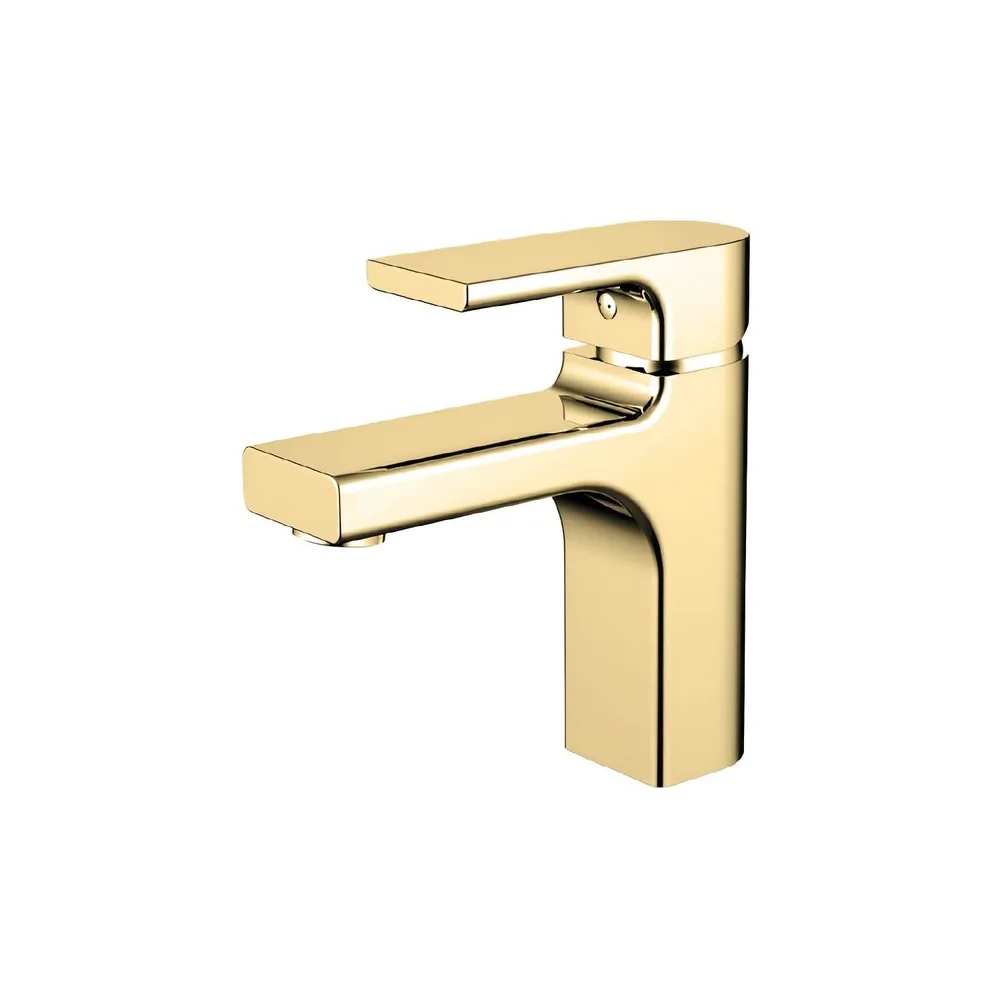 Mezcladora monoc.p/lavatorio (bajo) TORINO-1 bronce gold - Fratelli premium