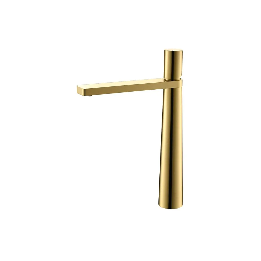 Mezcladora monoc.p/bowl (alto) GESSI-1 bronce gold - Fratelli cromado - Fratelli premium