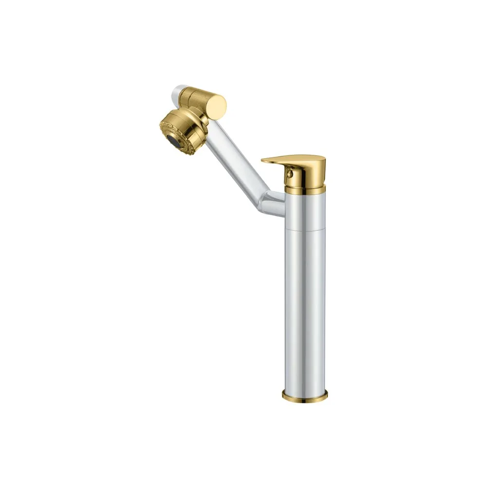Mezcladora giratoria p/bowl aurora C/2 funciones-white&gold - bronce -Fratelli