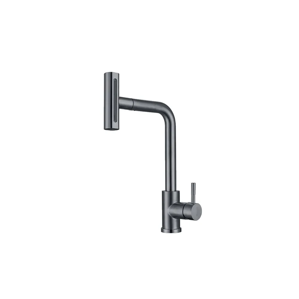 Mezcladora p/cocina al mueble acero inox. 4 funciones sgp -gun grey - Fratelli