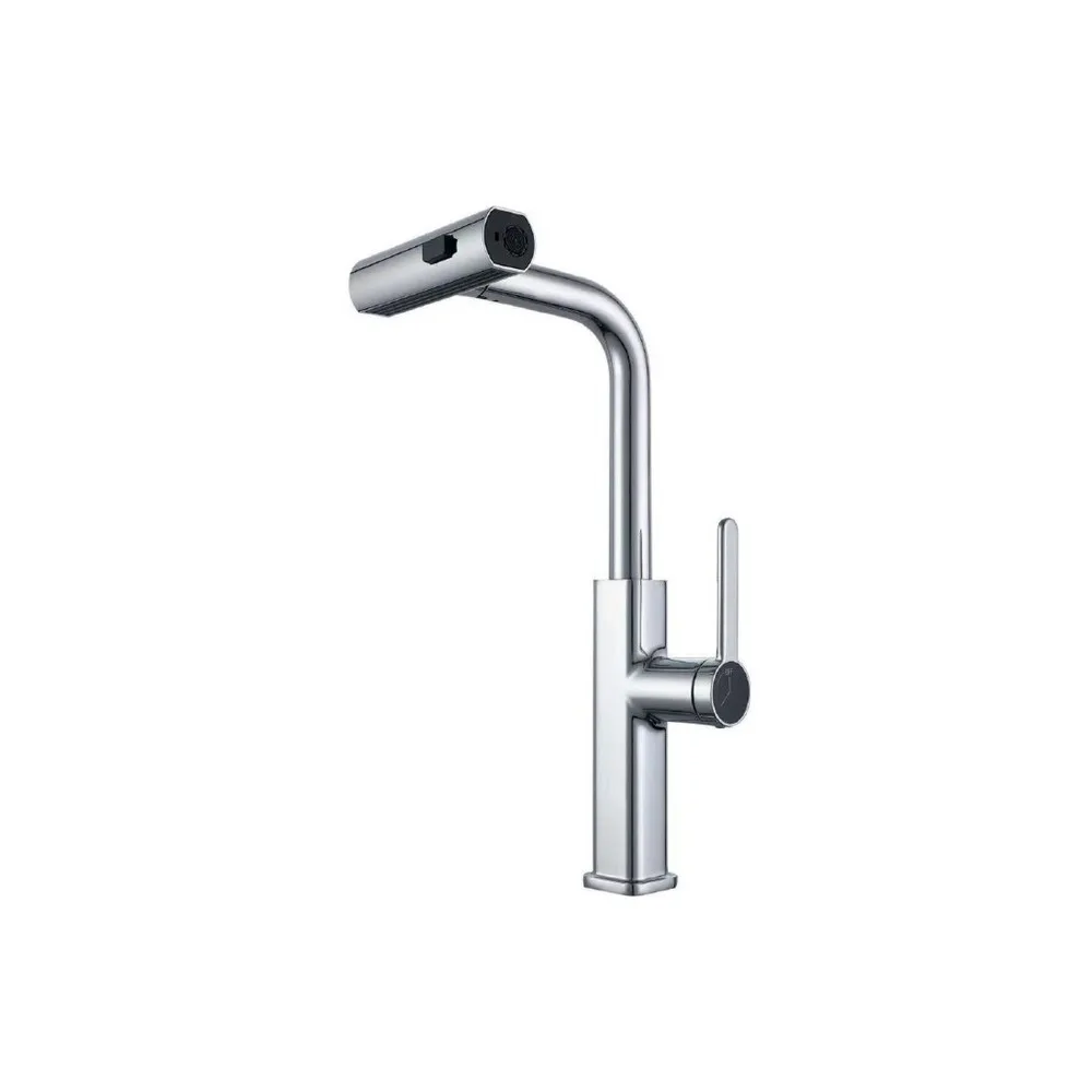 Mezcladora monoc. p/cocina al mueble Extraible marina C/4 funciones sus 304 cromado - Fratelli premium