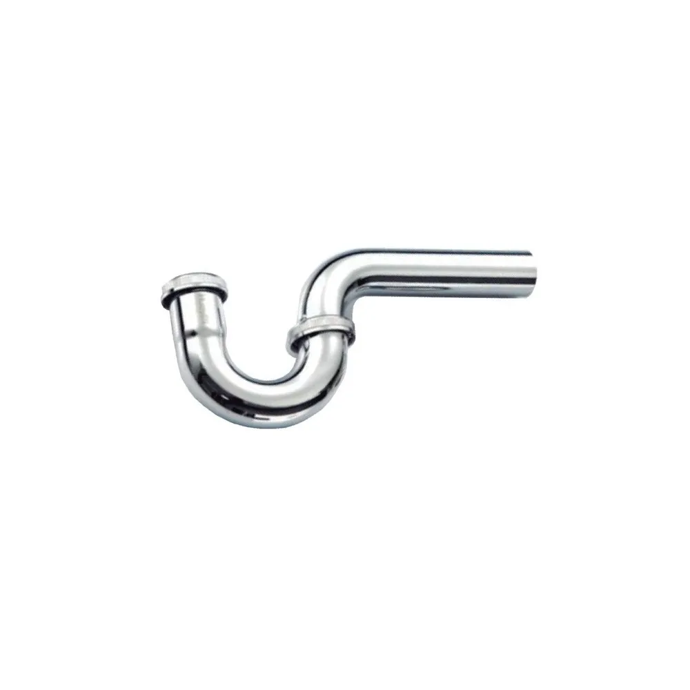 Trampa "p" 1 1/2 cromado p/ cocina- A126 - d-s.s