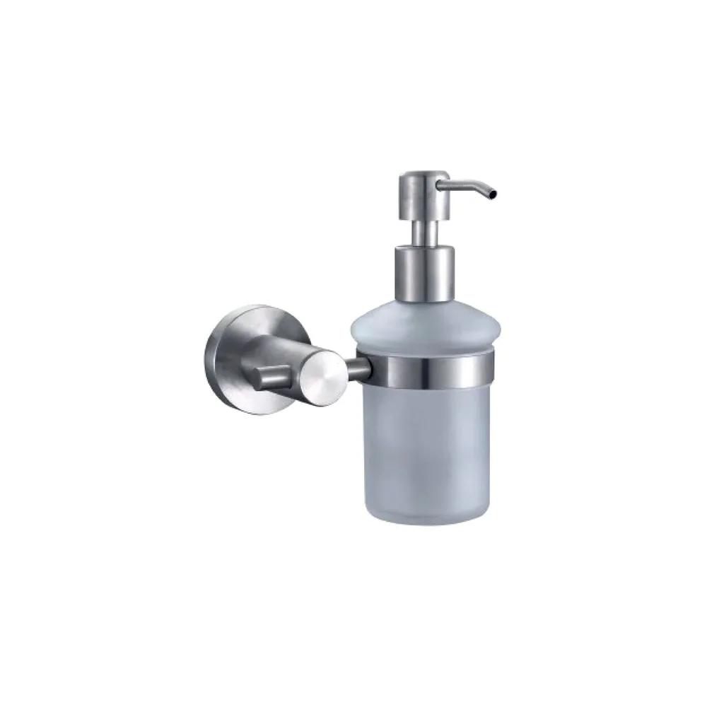 Jabonera liquida base redonda (acero Mate) - Fratelli