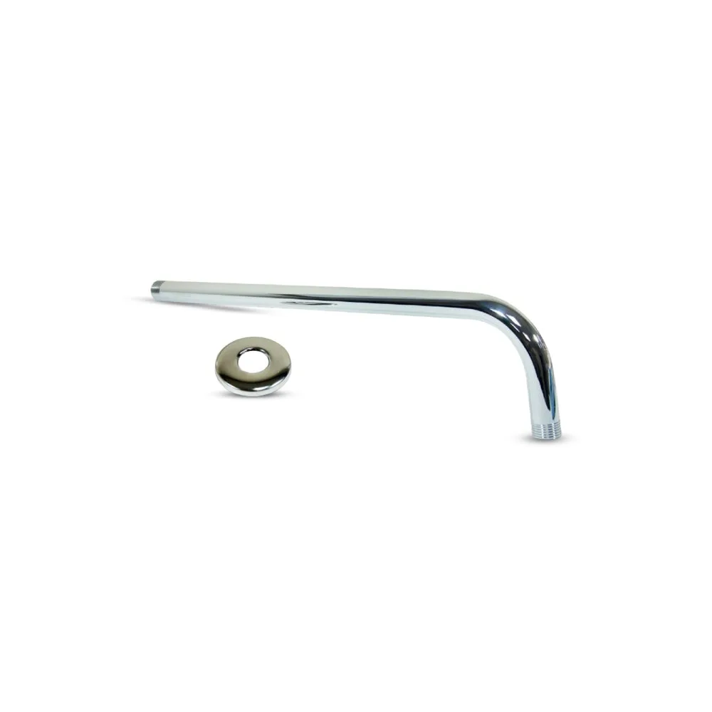 Brazo d/ducha redondo 50 cm acero 304 c/canopla - Fratelli