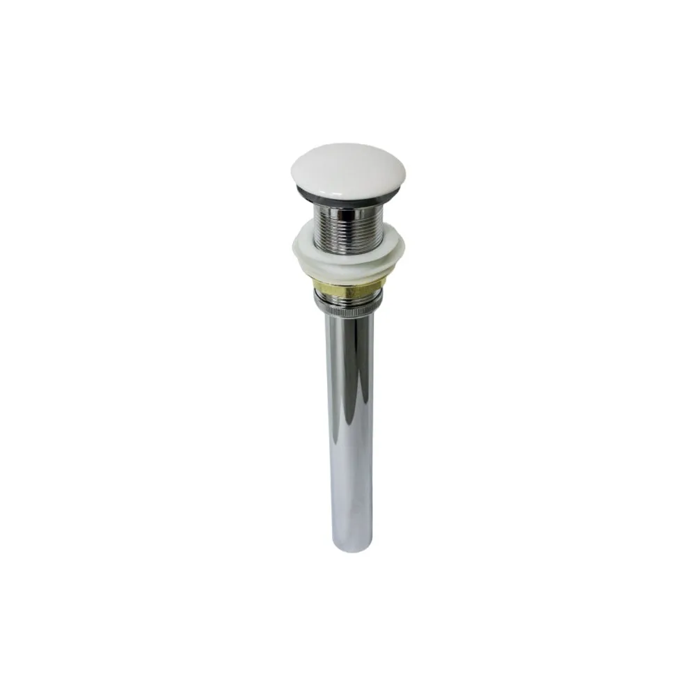 Desague push ceramico s/rebose p/bowl blanco cola (23 cm) - Fratelli