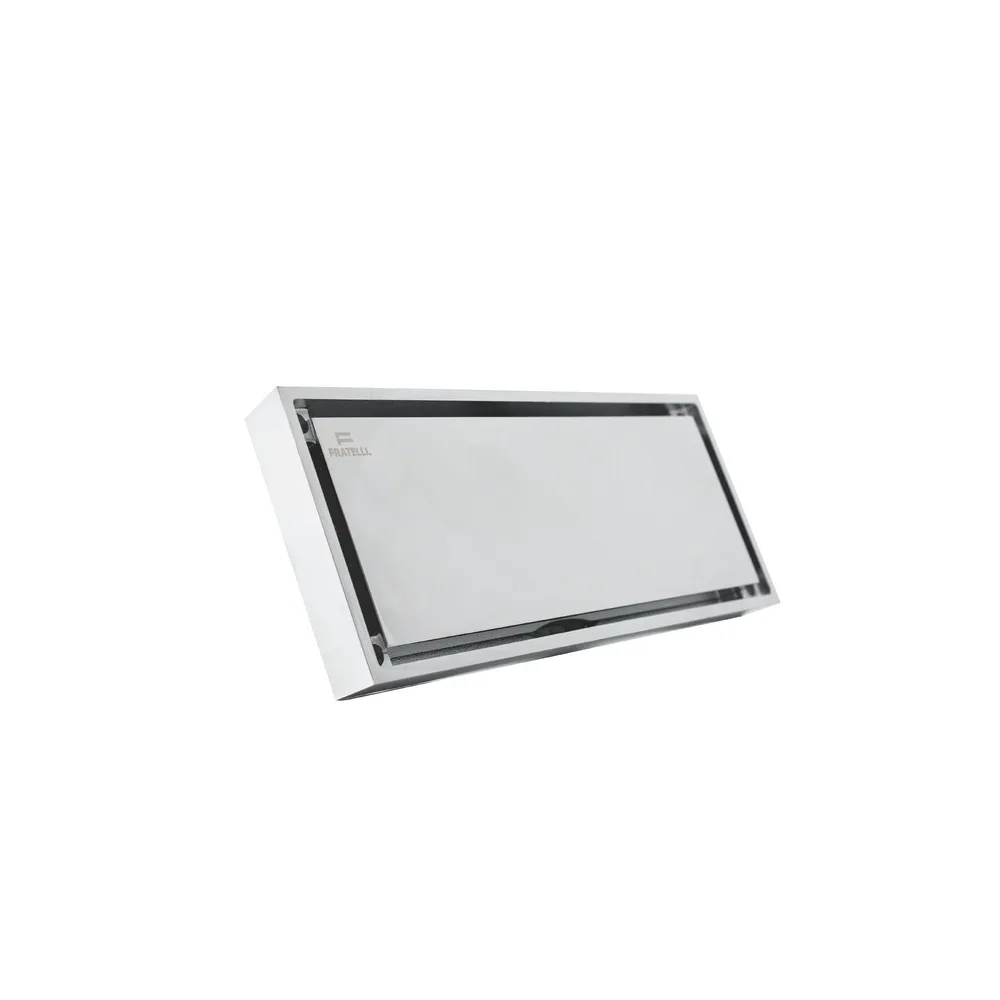 Sumidero reversible de bronce cromado 8"- Fratelli premium