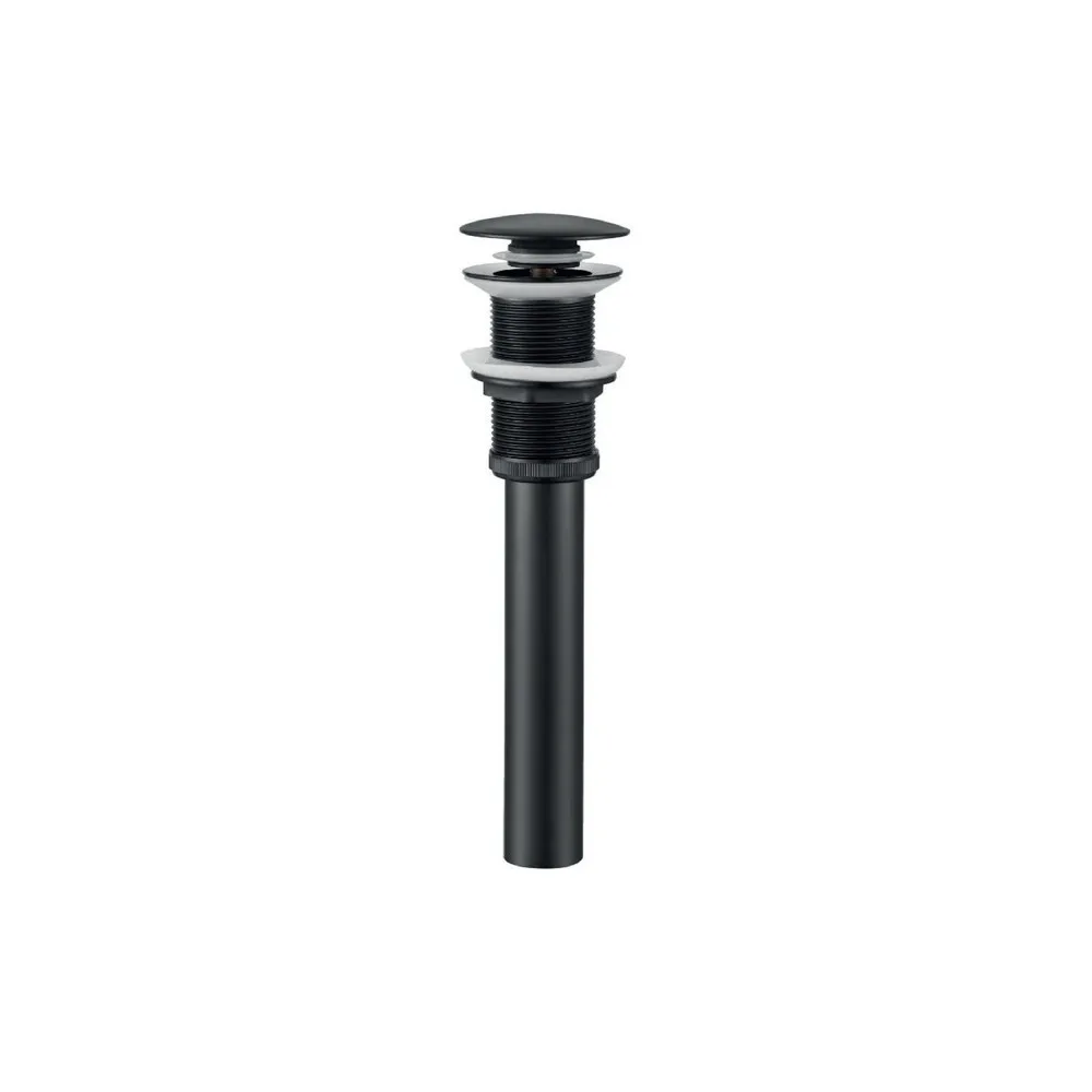 Desague push grande s/rebose p/bowl black -Fratelli premium
