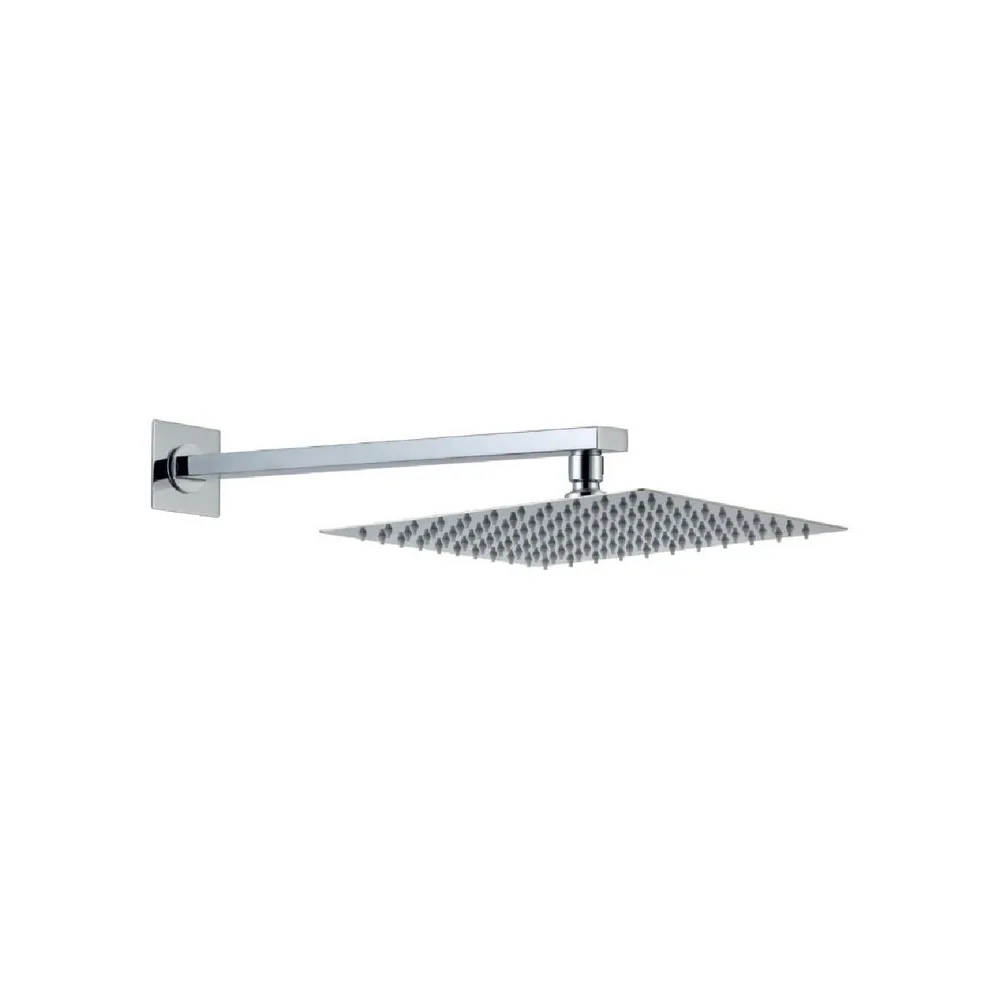 Cabeza d/ducha 10"+BRAZO P/6012 -sands 1 sus 304 cromado -Fratelli inoxi. - Fratelli premium