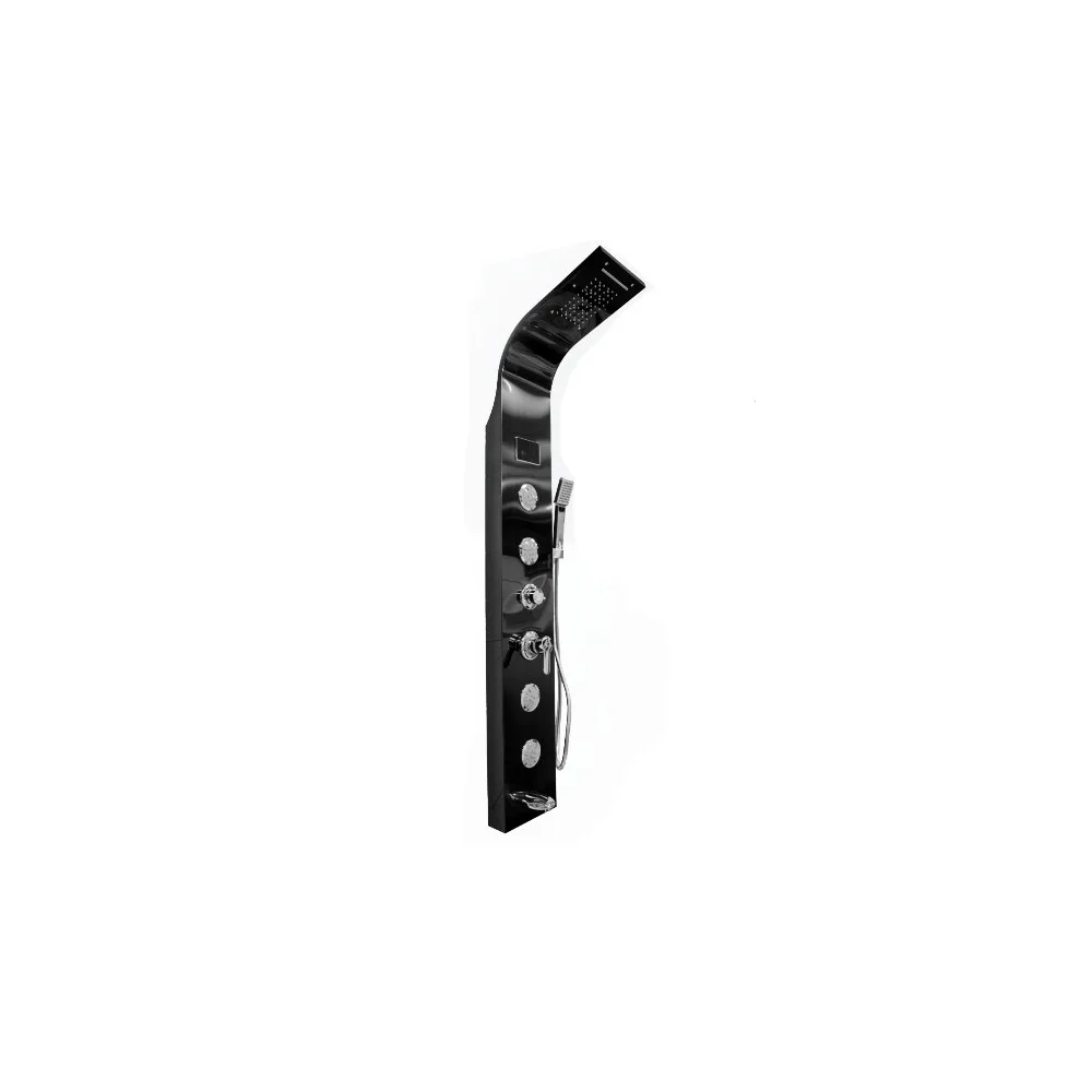 Panel de ducha inox LED satin black SK-8006 - Fratelli