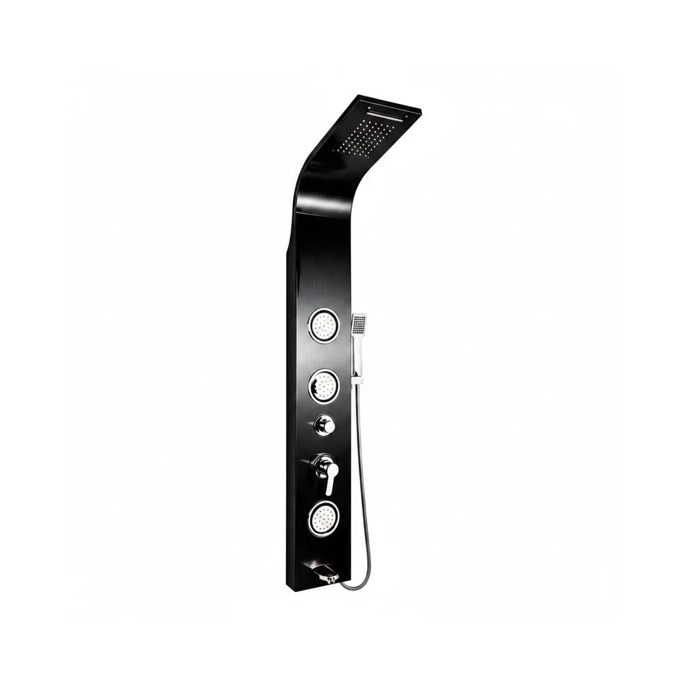 Panel de ducha inox satin black SK-8004 - Fratelli