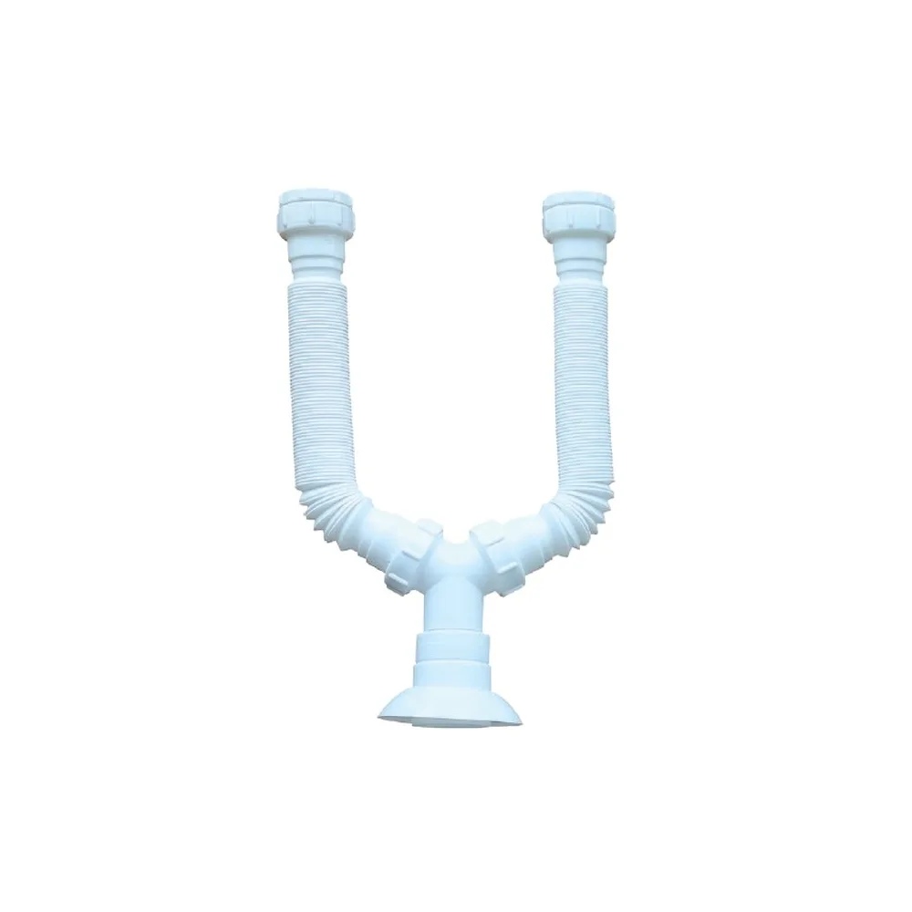 Trampa de PVC corrugada p/doble poza Fratelli