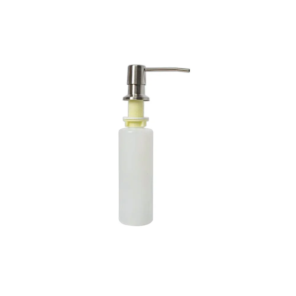 Dispensador de jabon p/mesa PVC c/pulsador cromado - Fratelli