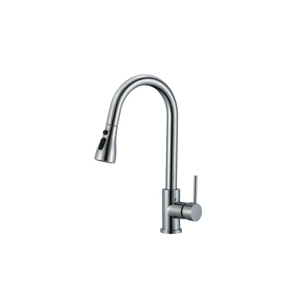 Mezcladora p/cocina al mueble acero inox. 3 funciones -cromado - 0040030057 Fratelli