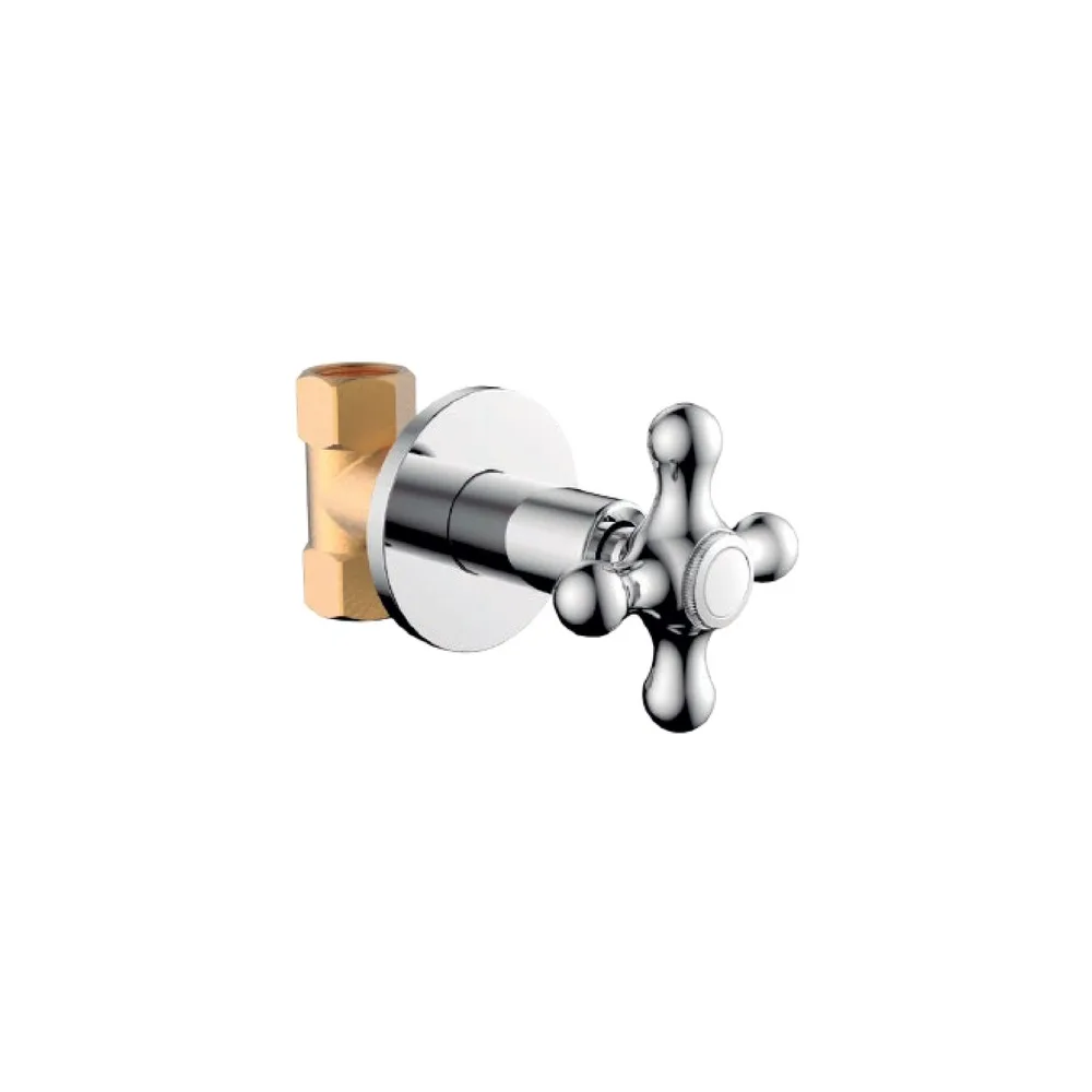 Llave p/ducha 1/2 perilla -cruz new style -3019-