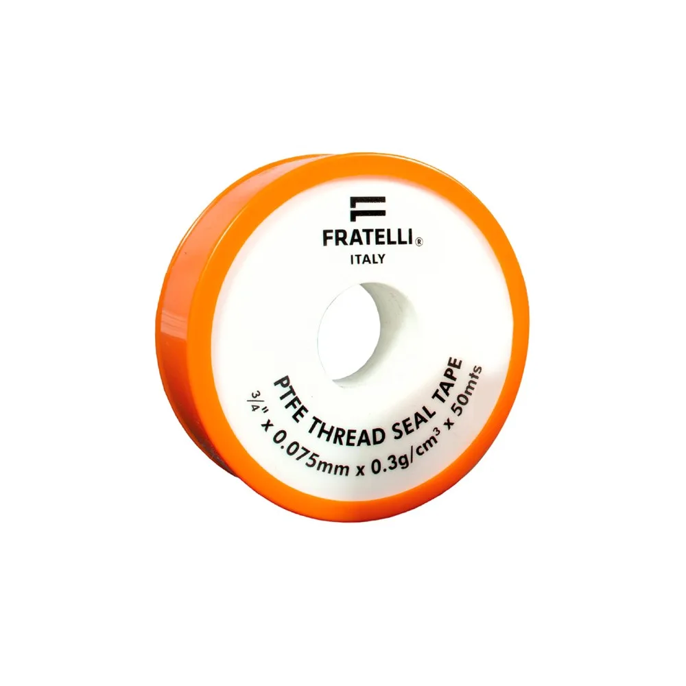 Cinta teflon ¾” x 50MT x 0.3G/ CM3X 0.075 Fratelli