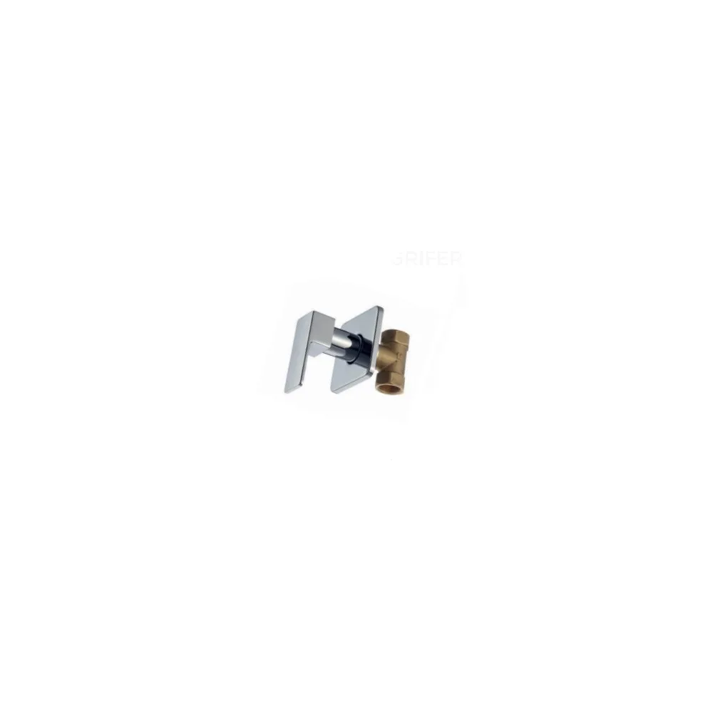 Llave p/ducha minimalista sands cromado -Fratelli