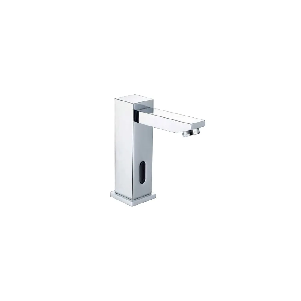 Llave inteligente p/lavatorio minimalista CARAL-3 (satinado) c/sensor Automático
