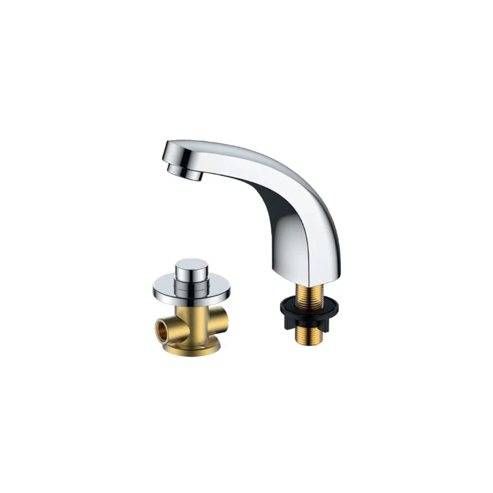 Llave p/lavatorio-mueble c/temporizado en piso-Fratelli