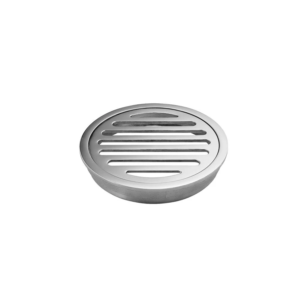Sumidero 4" redondo acero inox Vainsa