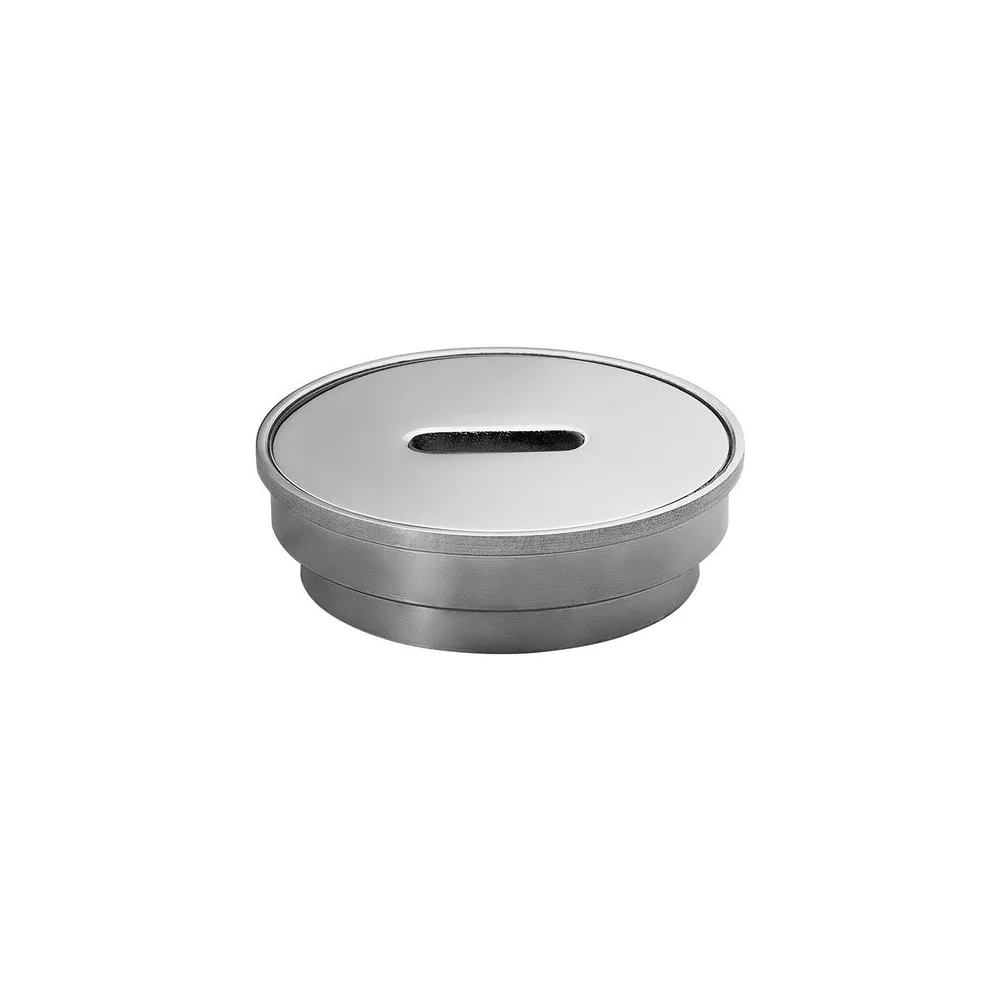 Registro 2 pulgadas o 5 cm redondo acero inox Vainsa