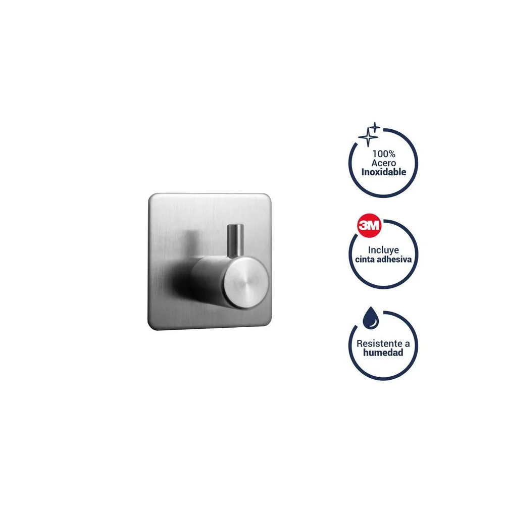 Perchero inox bali c/adh 3m Vainsa