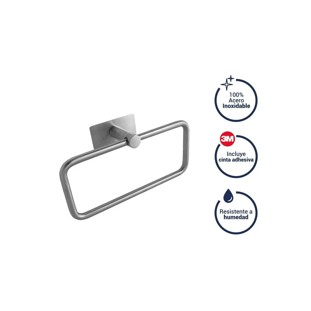 Toallero d anillo inox bali C/3m Vainsa