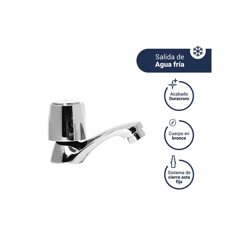 Llave para lavatorio baja